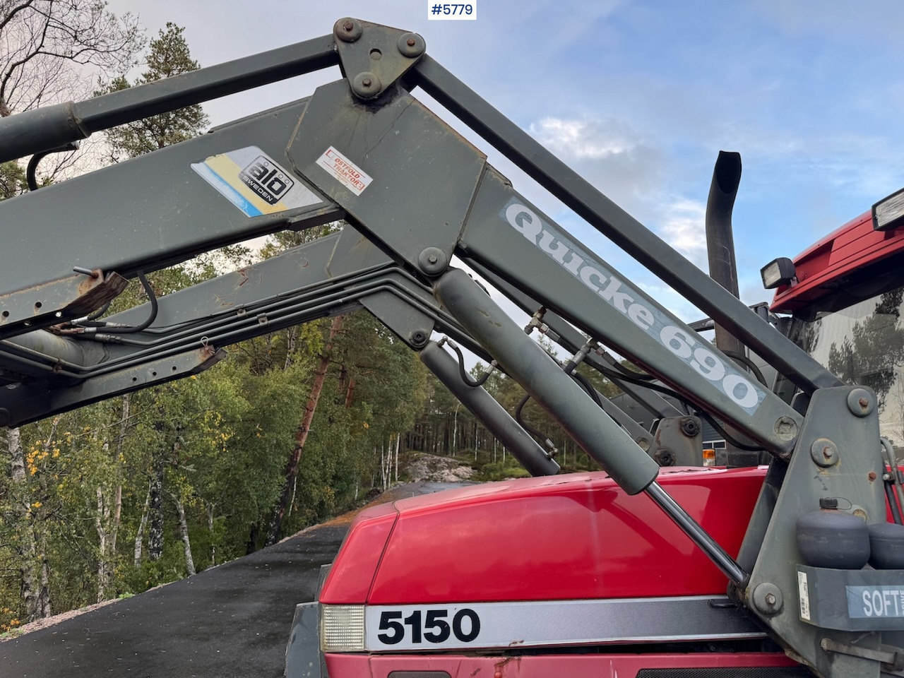 1995 Case IH 5150 Maxxum w/ front loader. - Traktors: foto 4 1995 Case IH 5150 Maxxum w/ front loader. - Traktors: foto 4