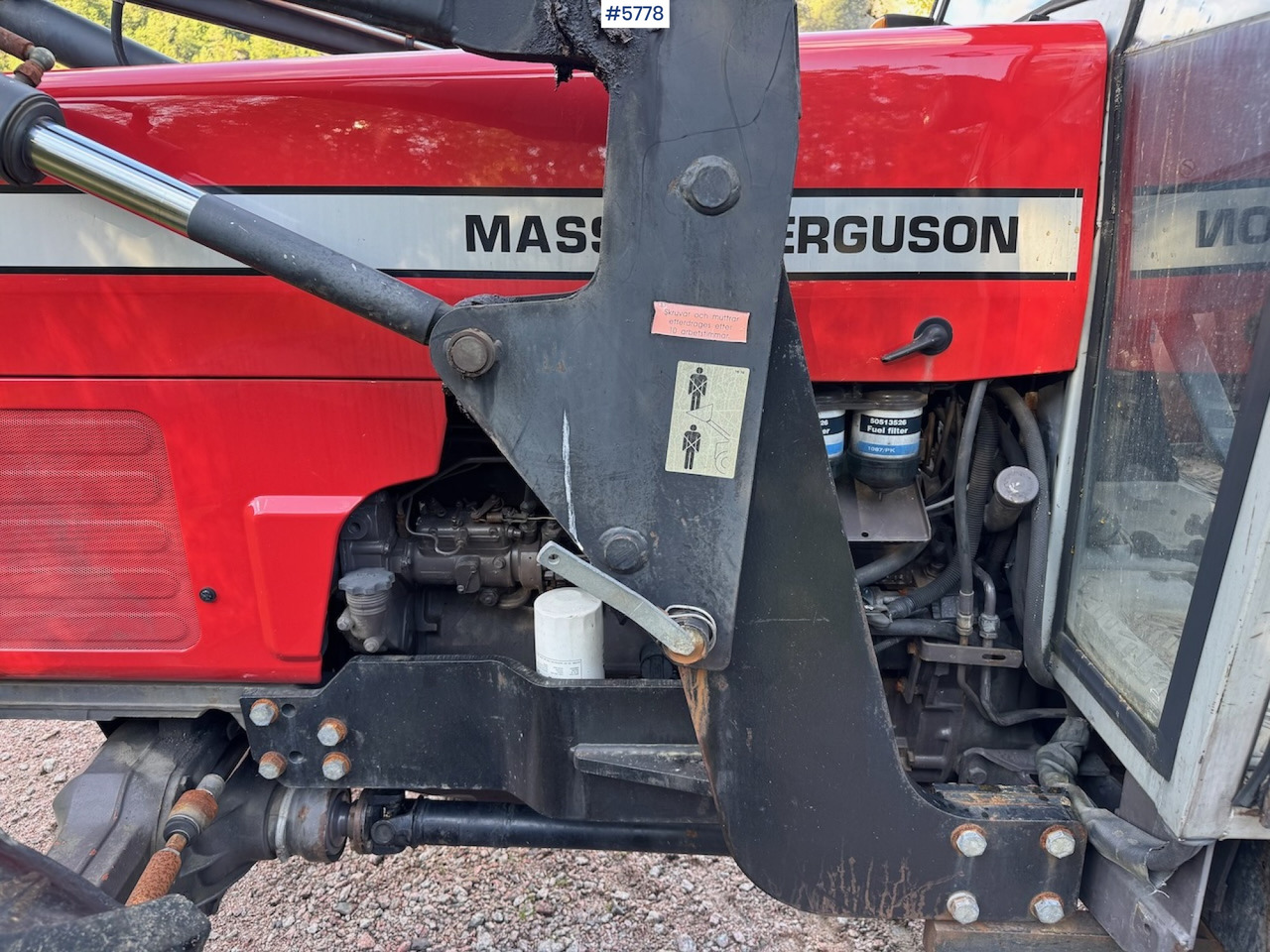 Traktors 1995 Massey Ferguson 399 w/ front loader.: foto 11