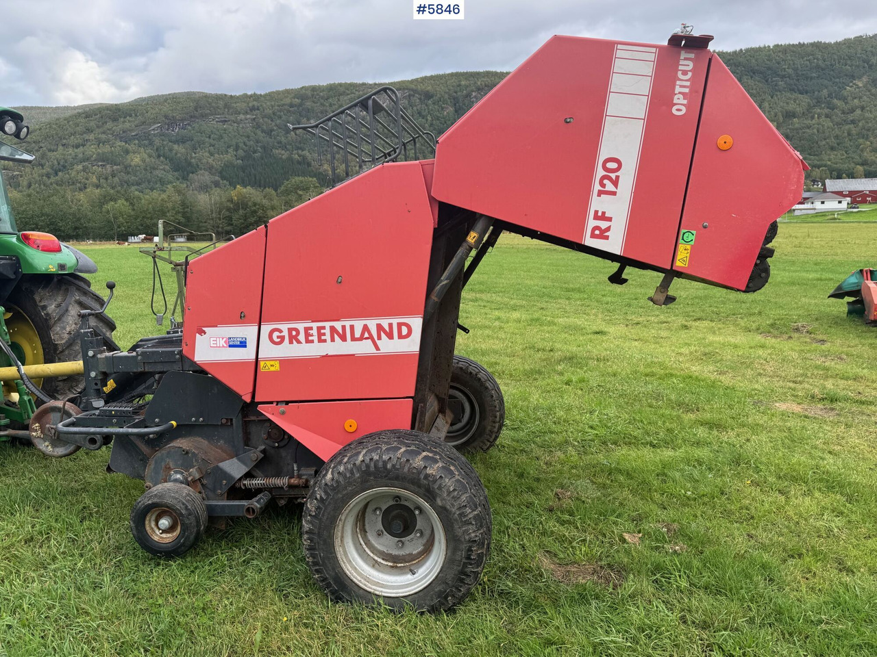 1996 Greenland RF120 round baler. WATCH THE VIDEO! - Siena sagatavošanas tehnika: foto 5 1996 Greenland RF120 round baler. WATCH THE VIDEO! - Siena sagatavošanas tehnika: foto 5