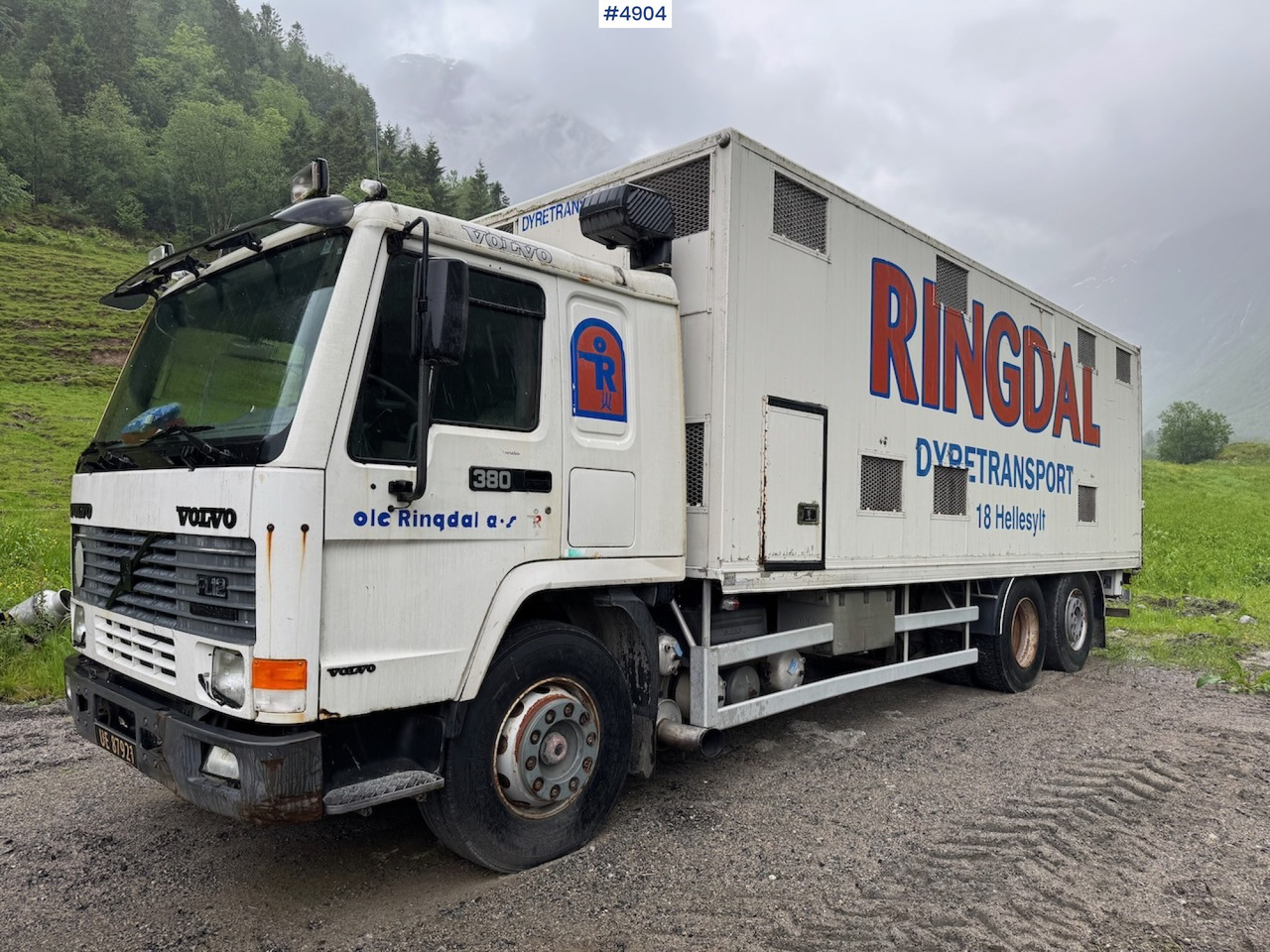1996 Volvo FL12 6x2 Animal transport. - Kravas automašīna dzīvnieku pārvadāšanai: foto 4 1996 Volvo FL12 6x2 Animal transport. - Kravas automašīna dzīvnieku pārvadāšanai: foto 4