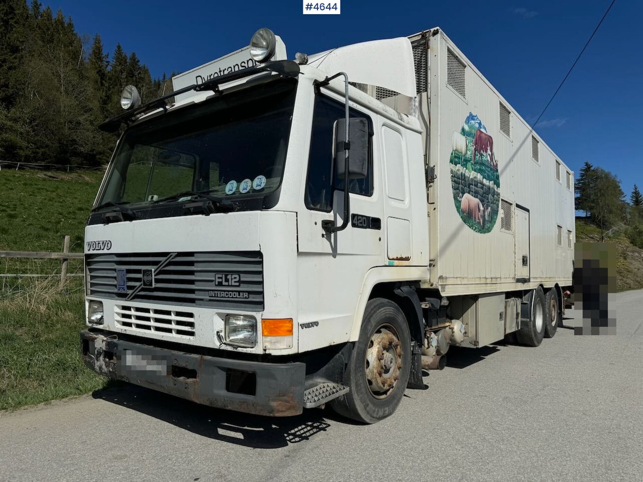 1997 Volvo FL12 6x2 Dyretransportbil - Kravas automašīna dzīvnieku pārvadāšanai: foto 2 1997 Volvo FL12 6x2 Dyretransportbil - Kravas automašīna dzīvnieku pārvadāšanai: foto 2