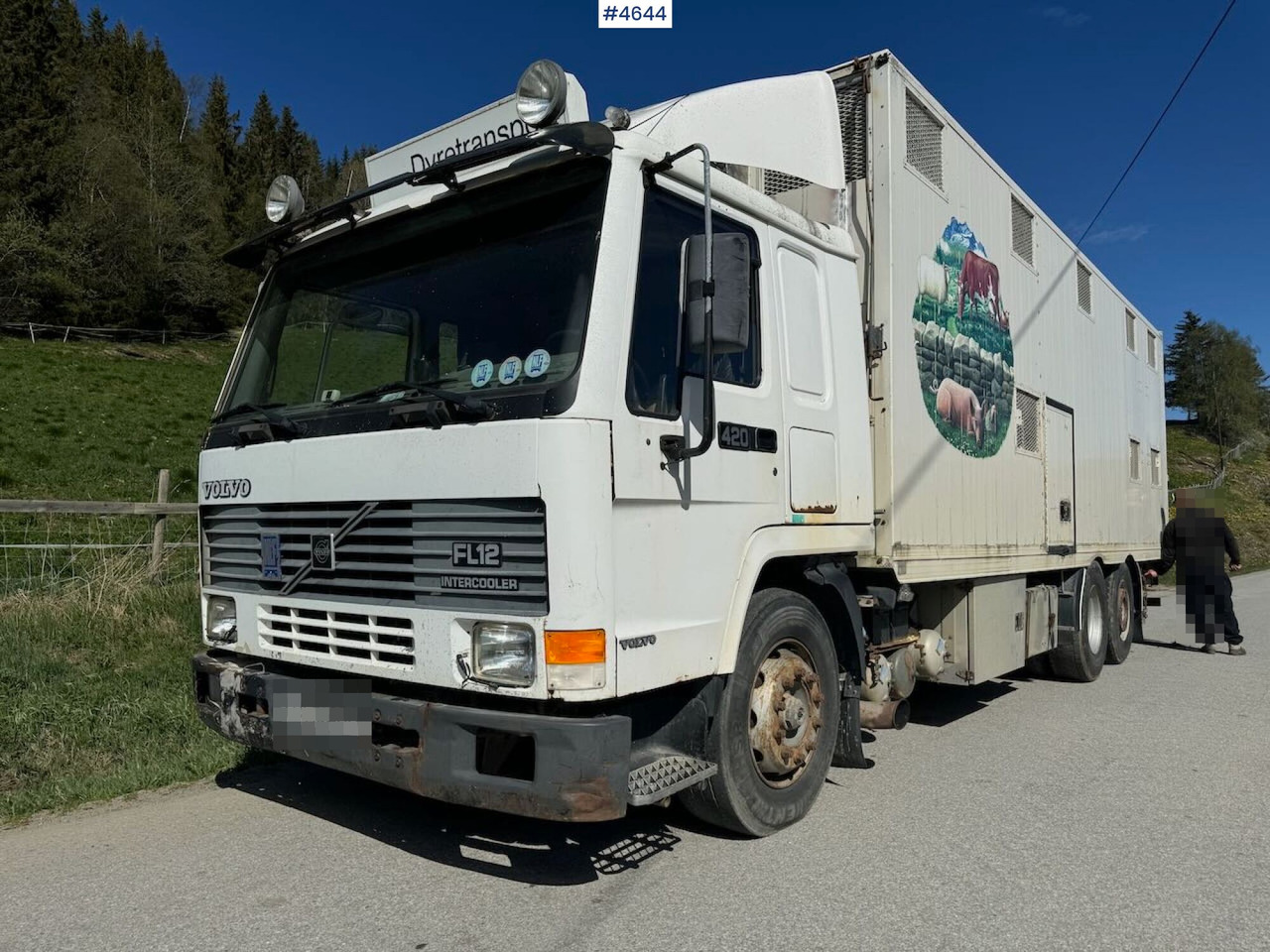 1997 Volvo FL12 6x2 Dyretransportbil - Kravas automašīna dzīvnieku pārvadāšanai: foto 2 1997 Volvo FL12 6x2 Dyretransportbil - Kravas automašīna dzīvnieku pārvadāšanai: foto 2