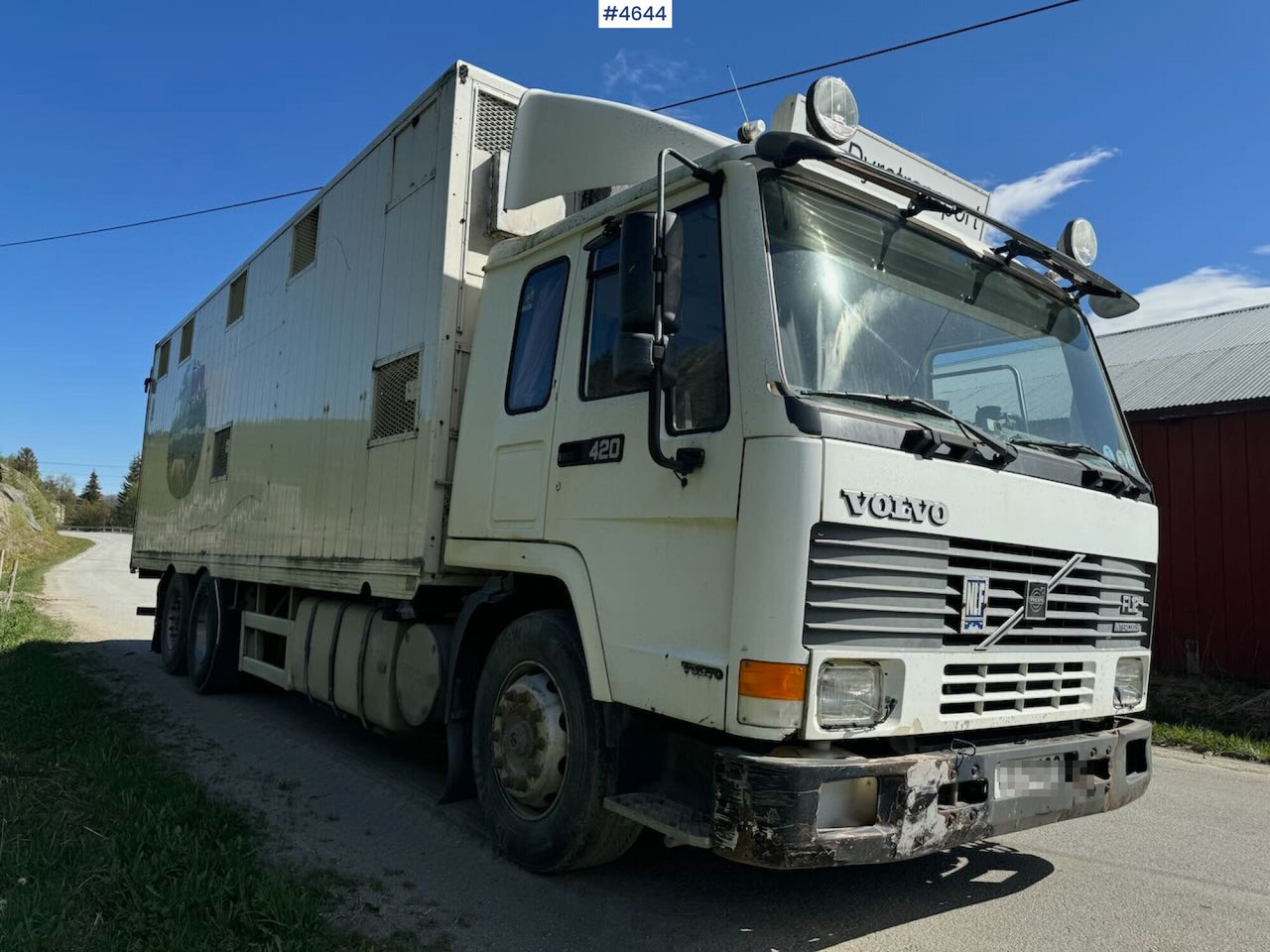 1997 Volvo FL12 6x2 Dyretransportbil - Kravas automašīna dzīvnieku pārvadāšanai: foto 4 1997 Volvo FL12 6x2 Dyretransportbil - Kravas automašīna dzīvnieku pārvadāšanai: foto 4