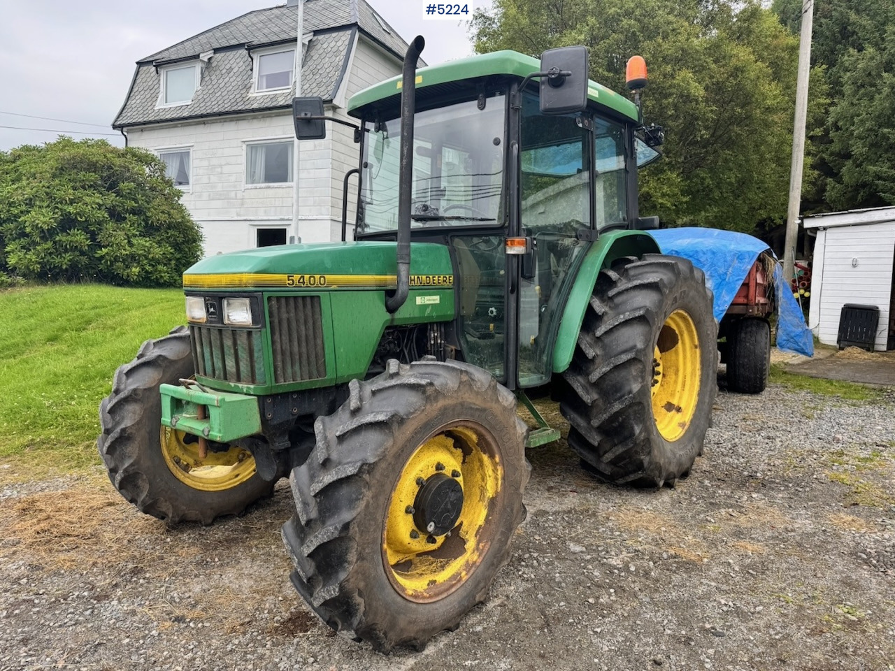 1998 John Deere 5400 4x4 Tractor. 1500 hours! - Traktors: foto 5 1998 John Deere 5400 4x4 Tractor. 1500 hours! - Traktors: foto 5