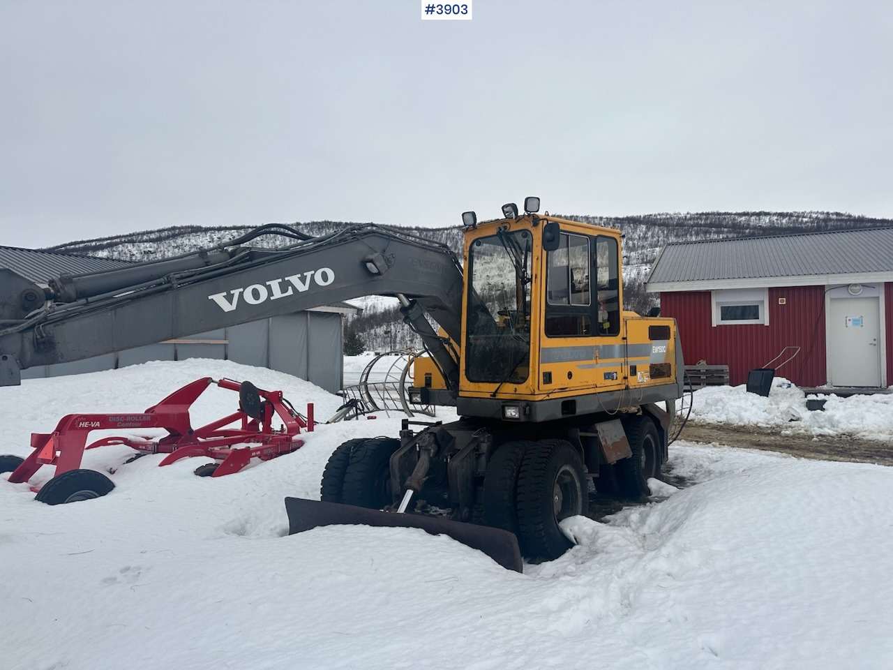 1998 Volvo EW150C wheel digger rep object w/ sanding bucket - Ekskavators: foto 2 1998 Volvo EW150C wheel digger rep object w/ sanding bucket - Ekskavators: foto 2