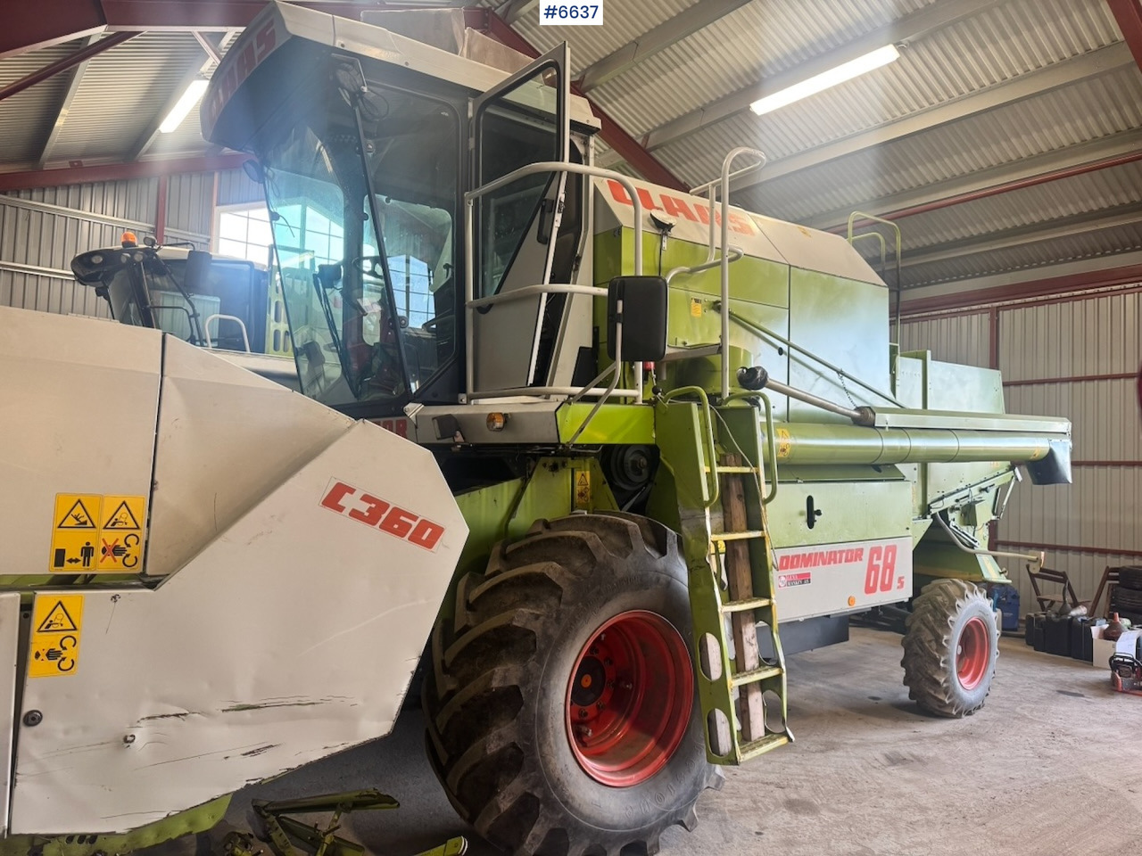 1999 Claas Dominator 68 S combine harvester with twin wheels. Well-maintained / Recently upgraded! - Labības kombains: foto 3 1999 Claas Dominator 68 S combine harvester with twin wheels. Well-maintained / Recently upgraded! - Labības kombains: foto 3