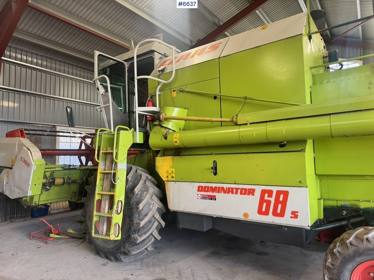 1999 Claas Dominator 68 S combine harvester with twin wheels. Well-maintained / Recently upgraded! - Labības kombains: foto 5 1999 Claas Dominator 68 S combine harvester with twin wheels. Well-maintained / Recently upgraded! - Labības kombains: foto 5