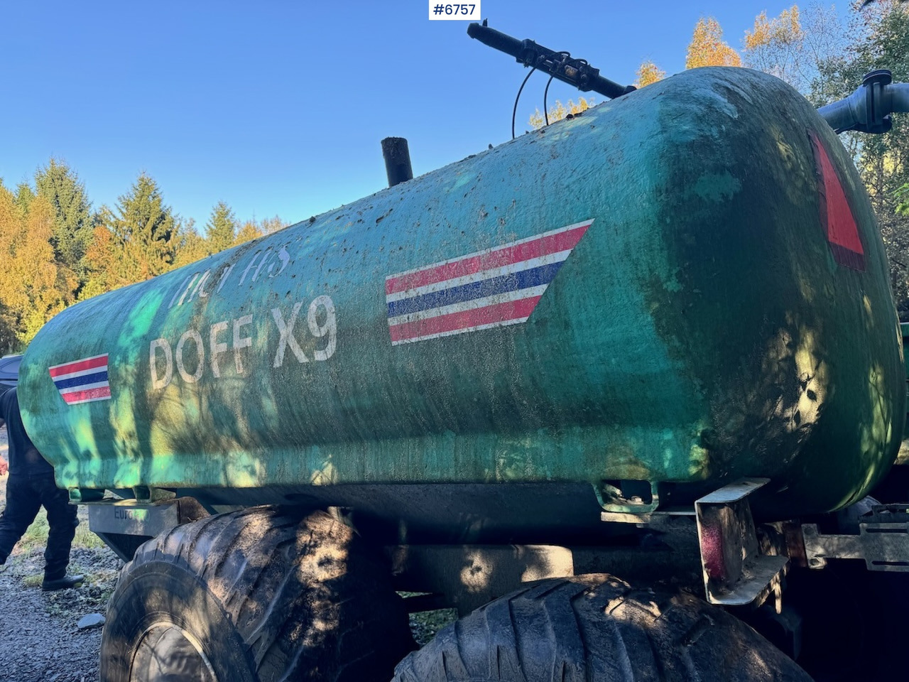 1999 Doff X9 Fertilizer wagon - Šķidrmēslu muca: foto 2 1999 Doff X9 Fertilizer wagon - Šķidrmēslu muca: foto 2