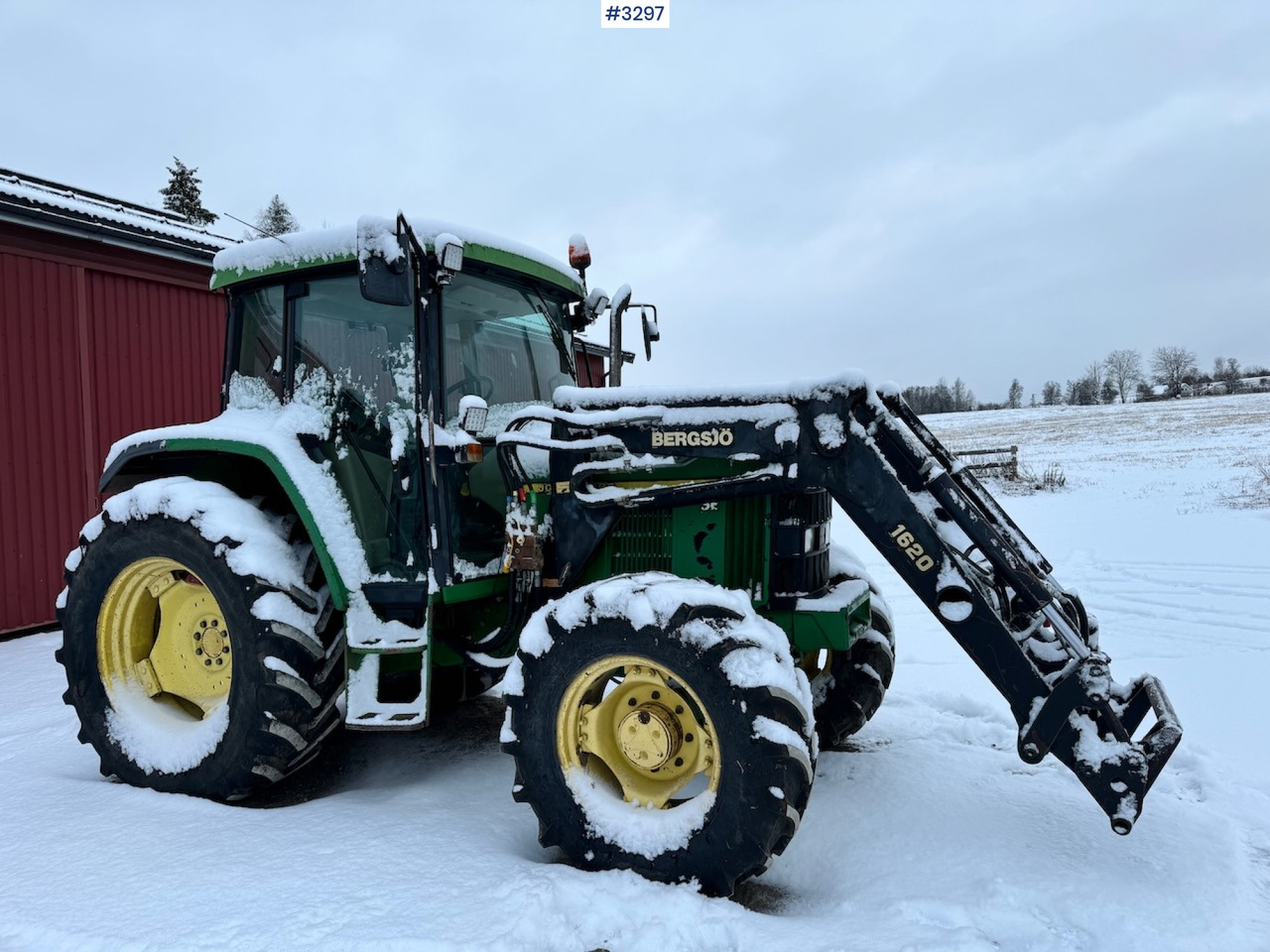 1999 John Deere 6210 SE with Front Loader - Traktors: foto 2 1999 John Deere 6210 SE with Front Loader - Traktors: foto 2