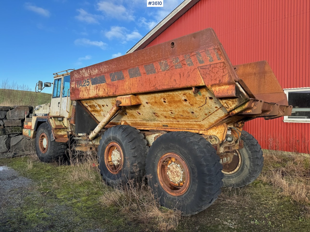 1999 Terex TA25 Dumper m/ lite timer. - Artikulētias pašizgāzējs: foto 4 1999 Terex TA25 Dumper m/ lite timer. - Artikulētias pašizgāzējs: foto 4