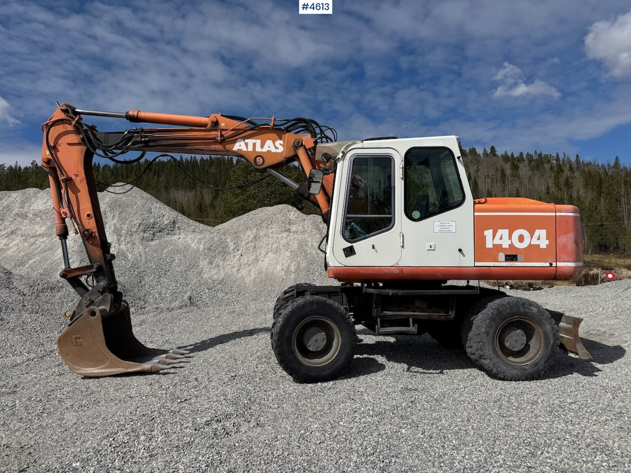 2001 Atlas 1404 Watch video! - Ekskavators: foto 1 2001 Atlas 1404 Watch video! - Ekskavators: foto 1
