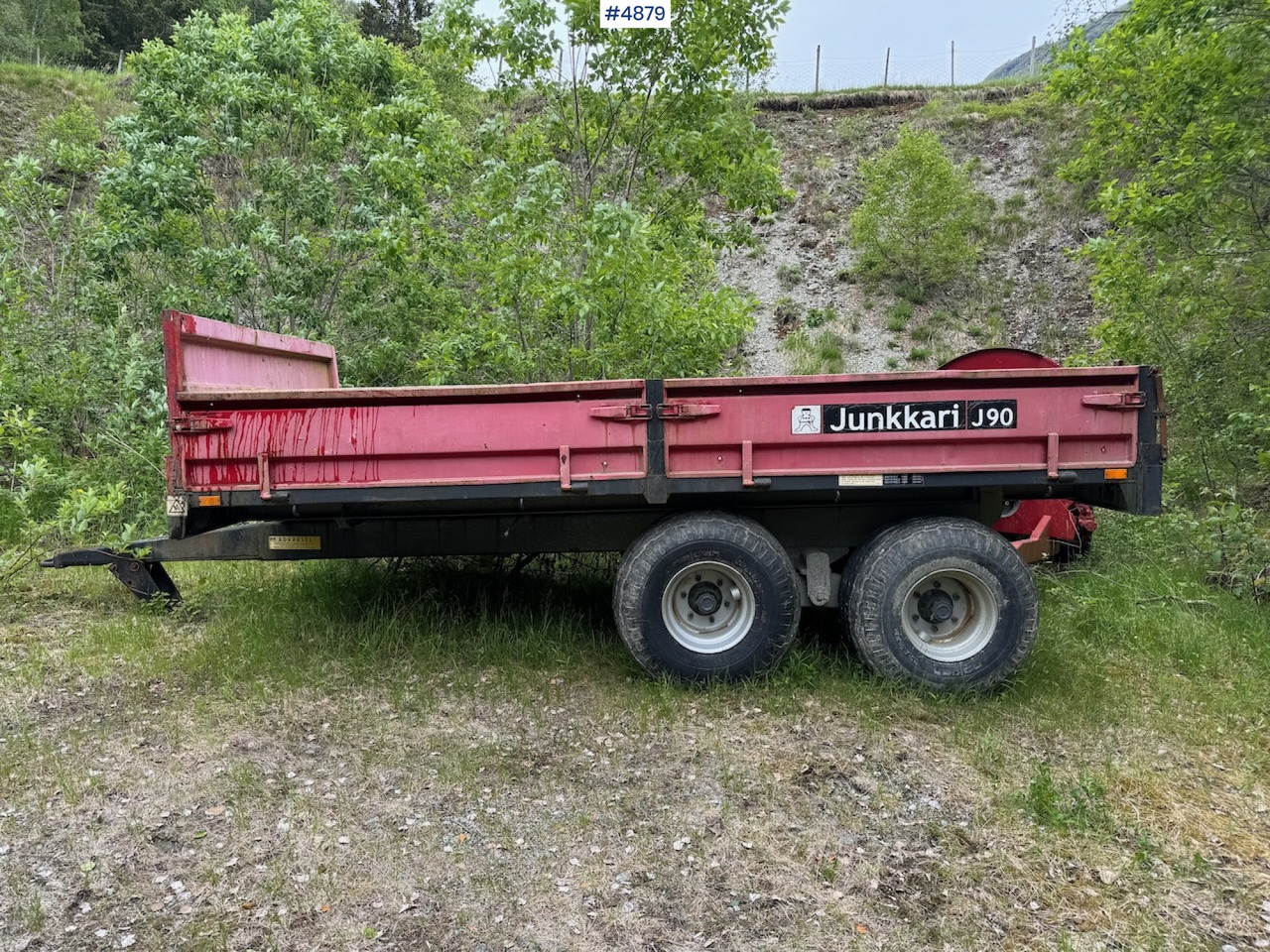 2005 Junkkari  J90 - Lauksaimniecības piekabe: foto 2 2005 Junkkari  J90 - Lauksaimniecības piekabe: foto 2