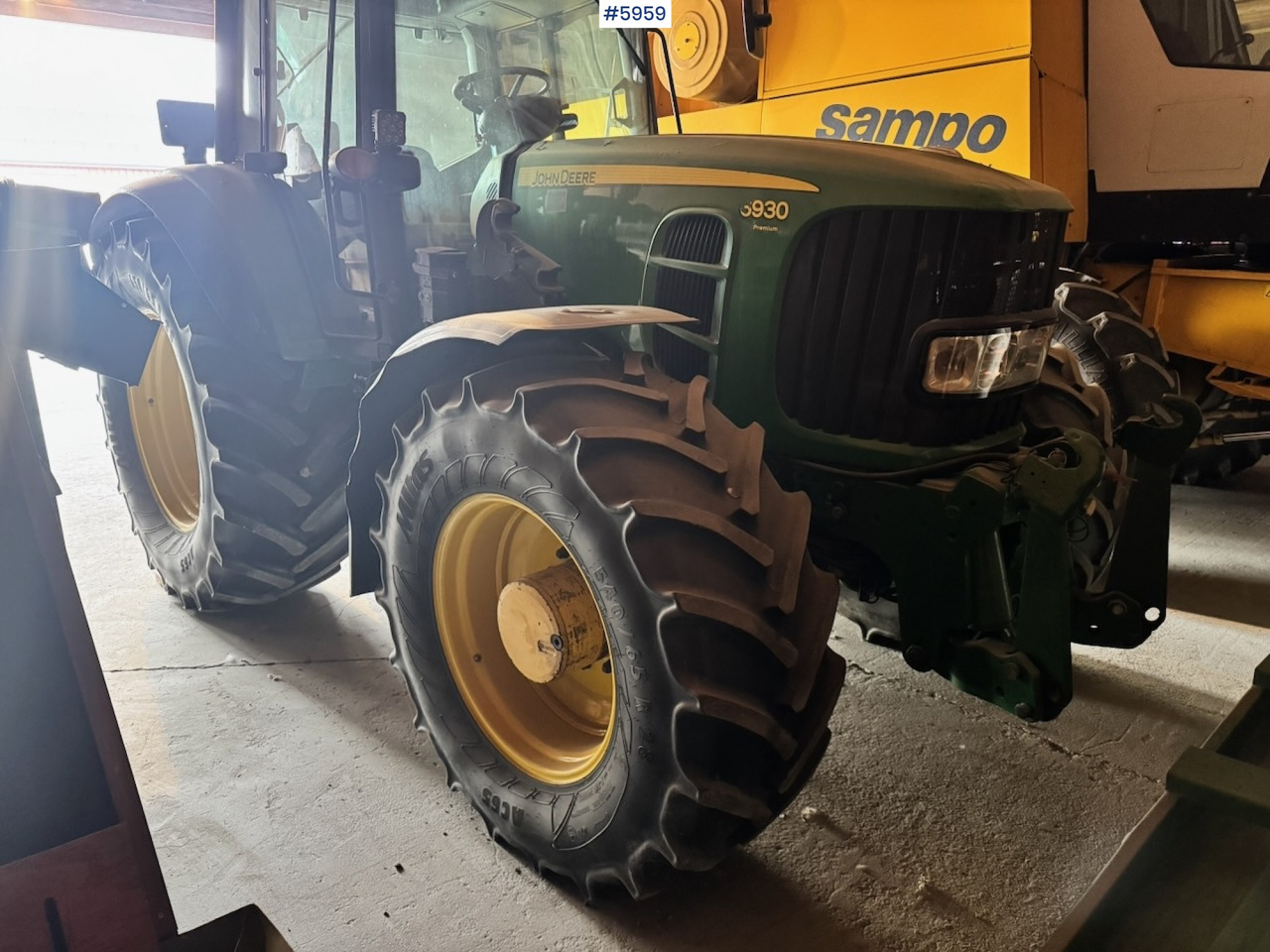2007 John Deere 6930 w/ Front loader, hydraulics and Front PTO. Rep object. - Traktors: foto 5 2007 John Deere 6930 w/ Front loader, hydraulics and Front PTO. Rep object. - Traktors: foto 5