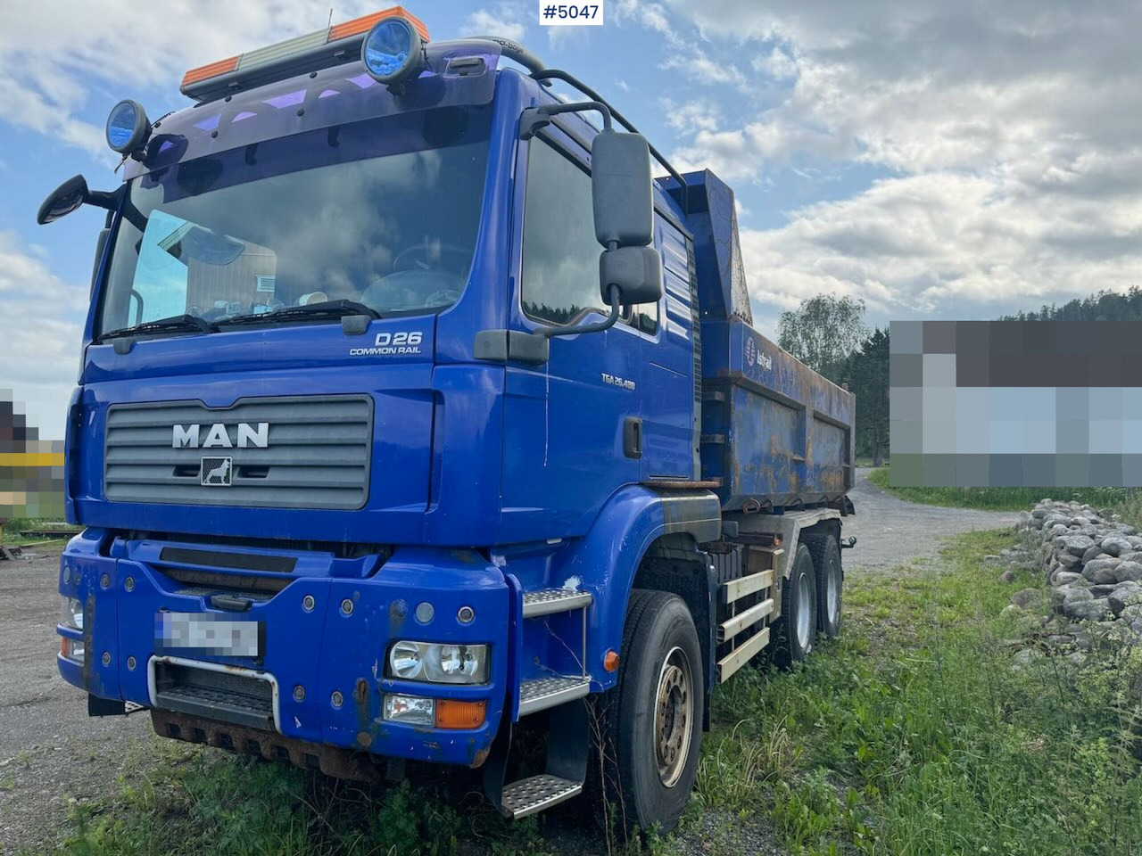 2007 MAN TGA 26.480 6x4 tipper - Kravas automašīna pašizgāzējs: foto 1 2007 MAN TGA 26.480 6x4 tipper - Kravas automašīna pašizgāzējs: foto 1