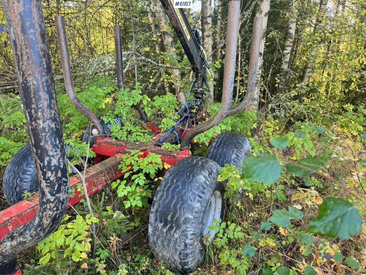2008 Farmi Primero 3967 Timber trailer. - Kokvedēja piekabe: foto 5 2008 Farmi Primero 3967 Timber trailer. - Kokvedēja piekabe: foto 5