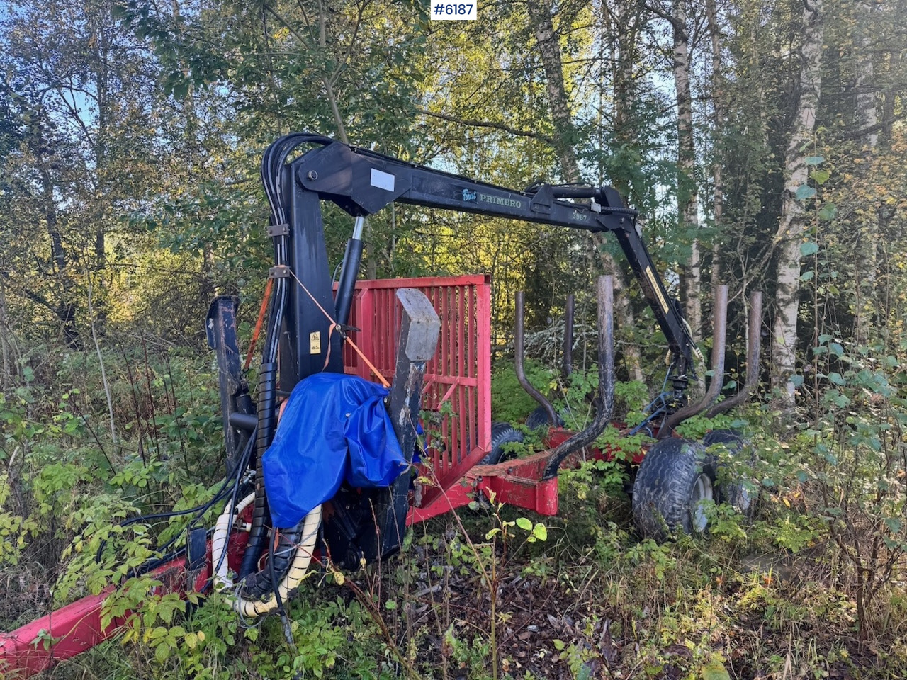 2008 Farmi Primero 3967 Timber trailer. - Kokvedēja piekabe: foto 1 2008 Farmi Primero 3967 Timber trailer. - Kokvedēja piekabe: foto 1
