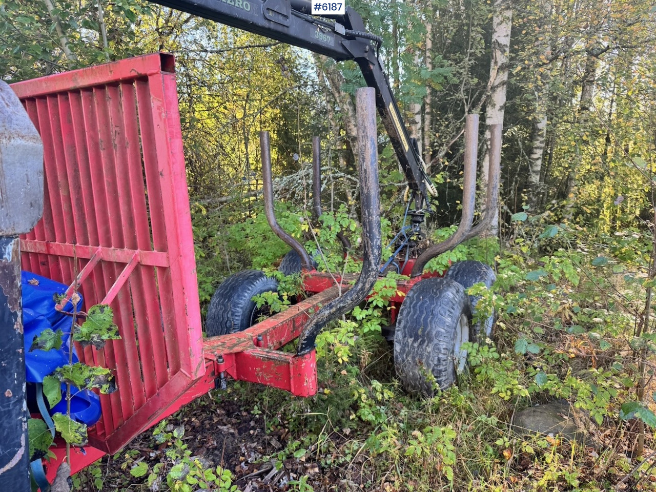 2008 Farmi Primero 3967 Timber trailer. - Kokvedēja piekabe: foto 4 2008 Farmi Primero 3967 Timber trailer. - Kokvedēja piekabe: foto 4