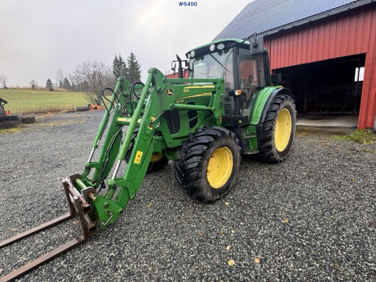 2008 John Deere 6230 Premium with front loader and 3rd function - Traktors: foto 1 2008 John Deere 6230 Premium with front loader and 3rd function - Traktors: foto 1
