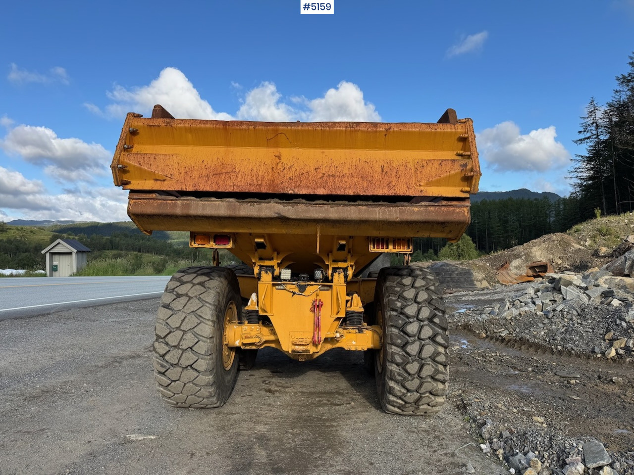 Artikulētias pašizgāzējs 2008 Volvo A25E 6x6: foto 26