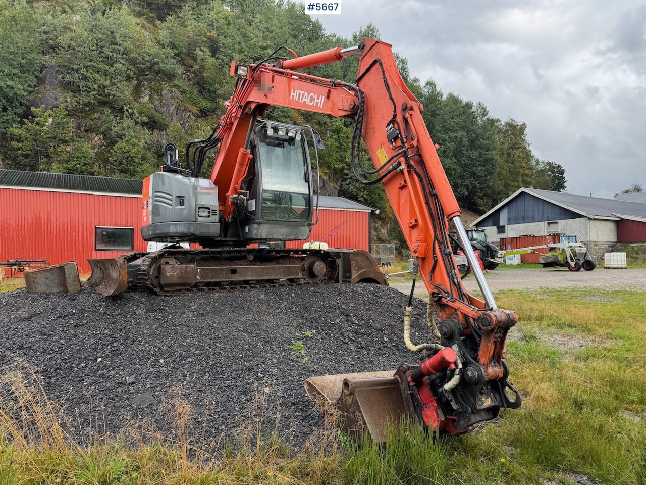 2011 Hitachi ZX 85 US-3 w/rotor tilt and buckets - Ekskavators: foto 2 2011 Hitachi ZX 85 US-3 w/rotor tilt and buckets - Ekskavators: foto 2