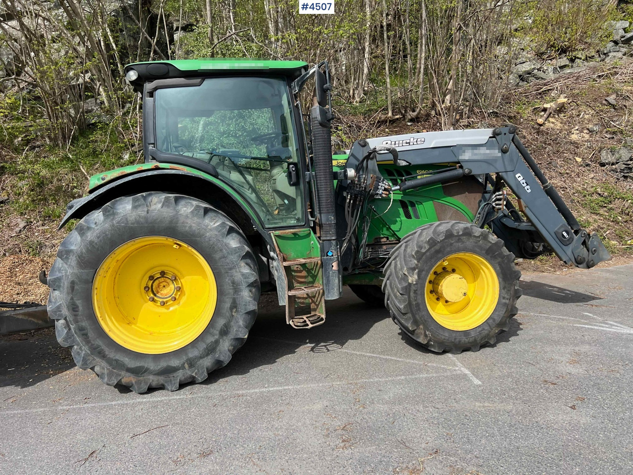 2012 John Deere 6140R w/ front loader - Traktors: foto 3 2012 John Deere 6140R w/ front loader - Traktors: foto 3