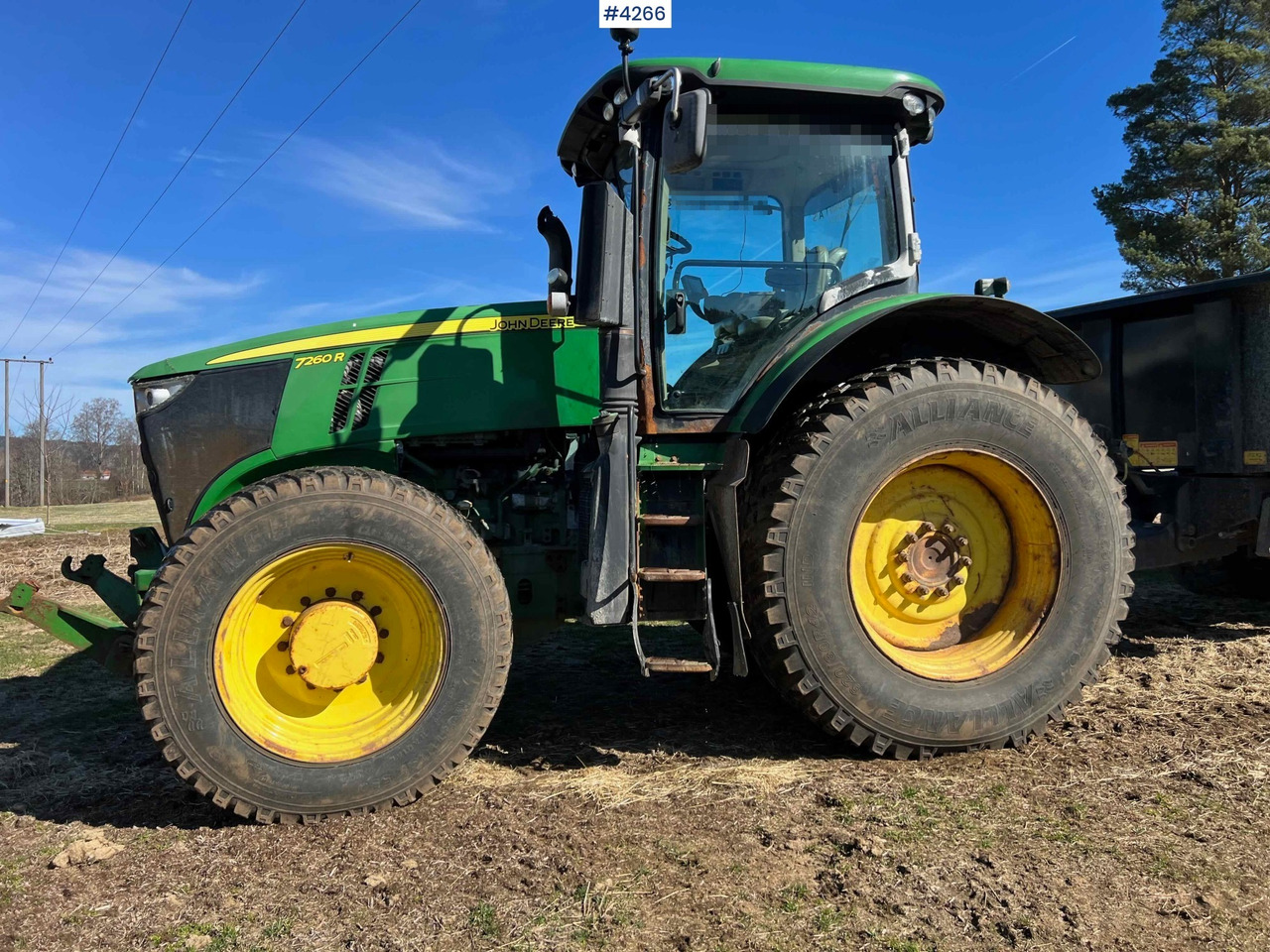 2012 John Deere 7260R Tractor w/ PTO - Traktors: foto 2 2012 John Deere 7260R Tractor w/ PTO - Traktors: foto 2