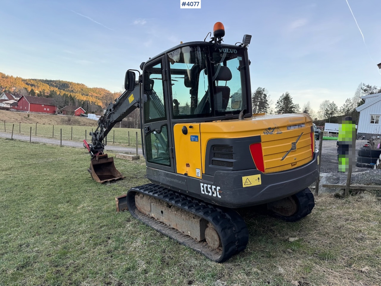 2013 Volvo EC 55 C w/rotor tilt, grapple and 3 buckets - Ekskavators: foto 3 2013 Volvo EC 55 C w/rotor tilt, grapple and 3 buckets - Ekskavators: foto 3