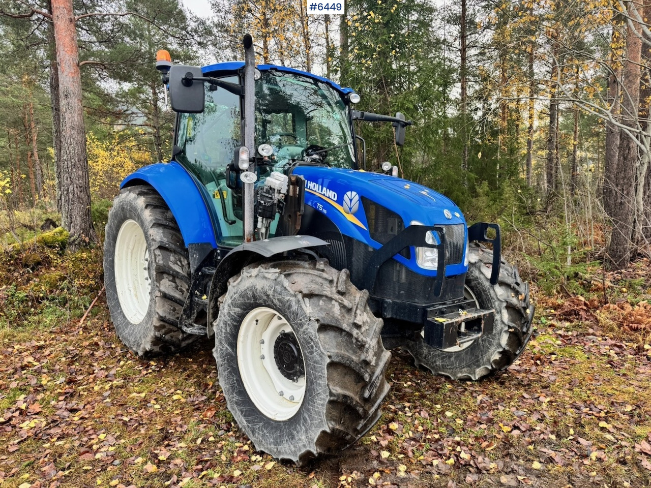 2014 New Holland T5.115 w/ Brackets and Central. 2400 hours! - Traktors: foto 1 2014 New Holland T5.115 w/ Brackets and Central. 2400 hours! - Traktors: foto 1