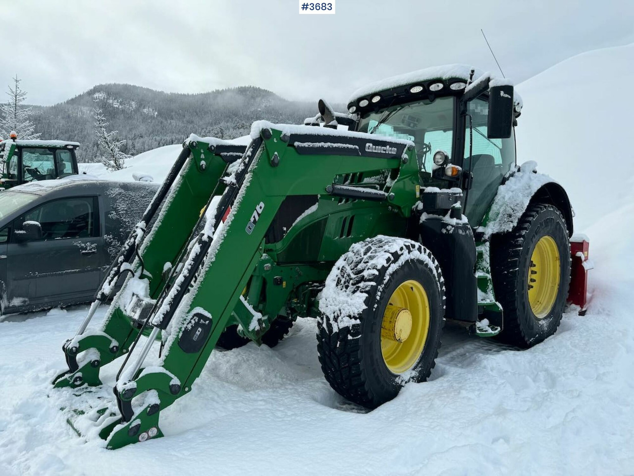 2016 John Deere 6175R 4x4 w/ front loader - Traktors: foto 2 2016 John Deere 6175R 4x4 w/ front loader - Traktors: foto 2