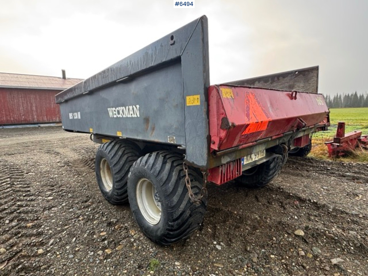 2016 Weckman WS130M dump trailer - Lauksaimniecības piekabe-pašizgāzējs: foto 5 2016 Weckman WS130M dump trailer - Lauksaimniecības piekabe-pašizgāzējs: foto 5