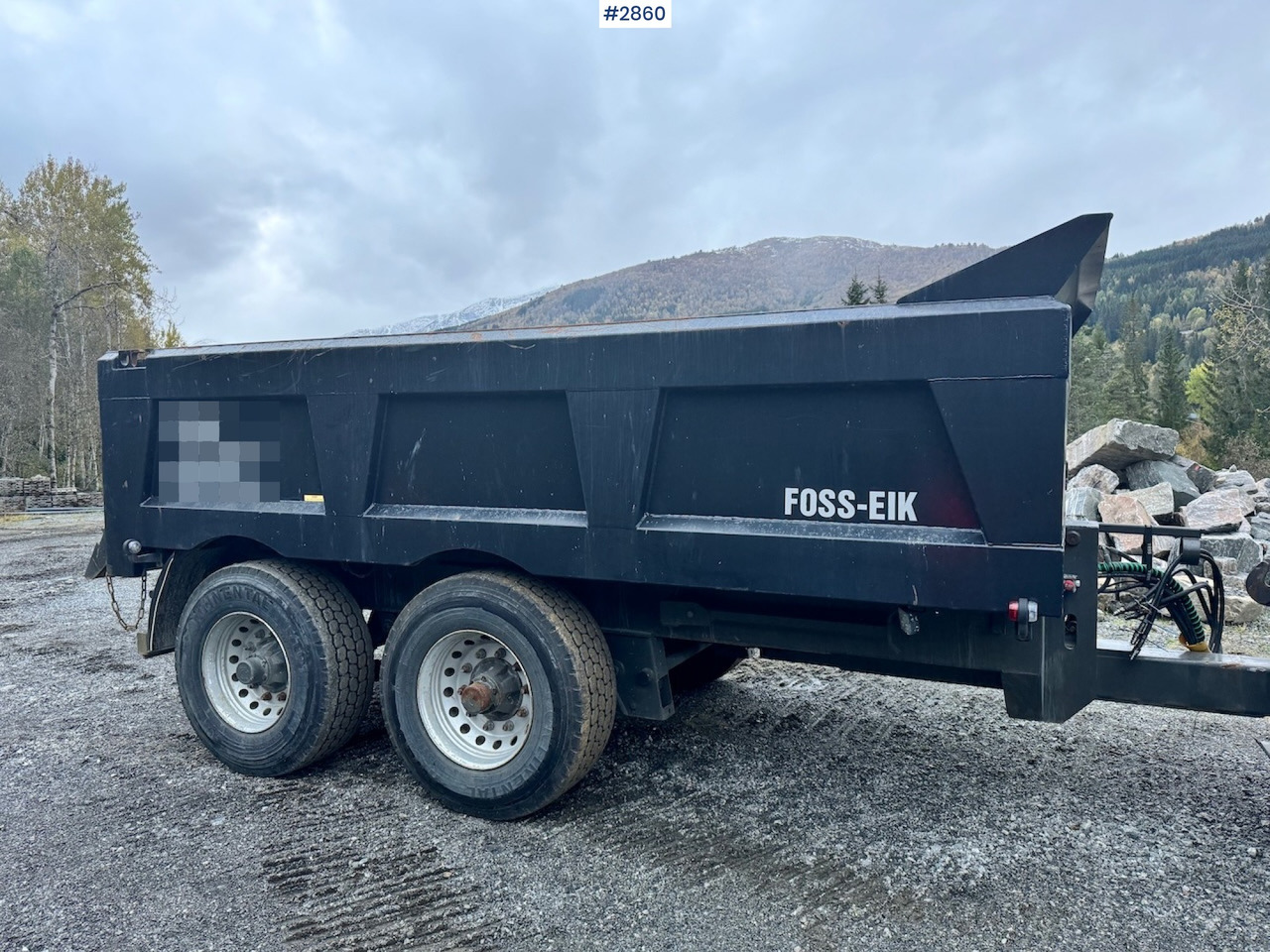 2017 Foss-Eik 5,160 Tractor trailer w/ new tires. - Lauksaimniecības piekabe-pašizgāzējs: foto 4 2017 Foss-Eik 5,160 Tractor trailer w/ new tires. - Lauksaimniecības piekabe-pašizgāzējs: foto 4