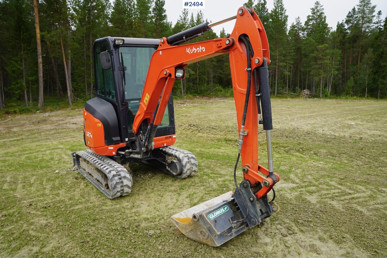 2018 Kubota U27-4 w/shear - Ekskavators: foto 5 2018 Kubota U27-4 w/shear - Ekskavators: foto 5
