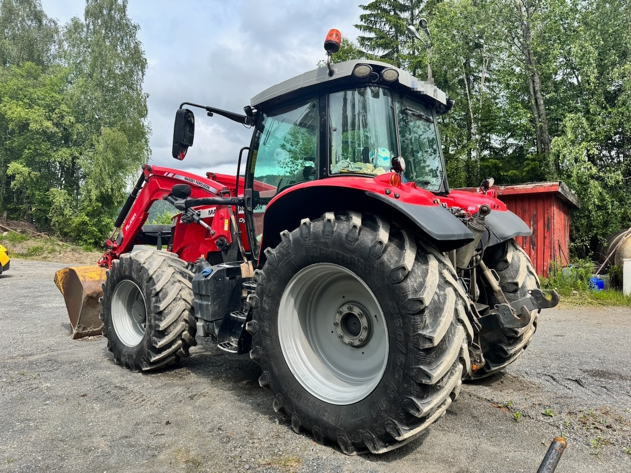 2018 Massey Ferguson 7788 4x4 w/ Front loader and bucket. - Traktors: foto 3 2018 Massey Ferguson 7788 4x4 w/ Front loader and bucket. - Traktors: foto 3