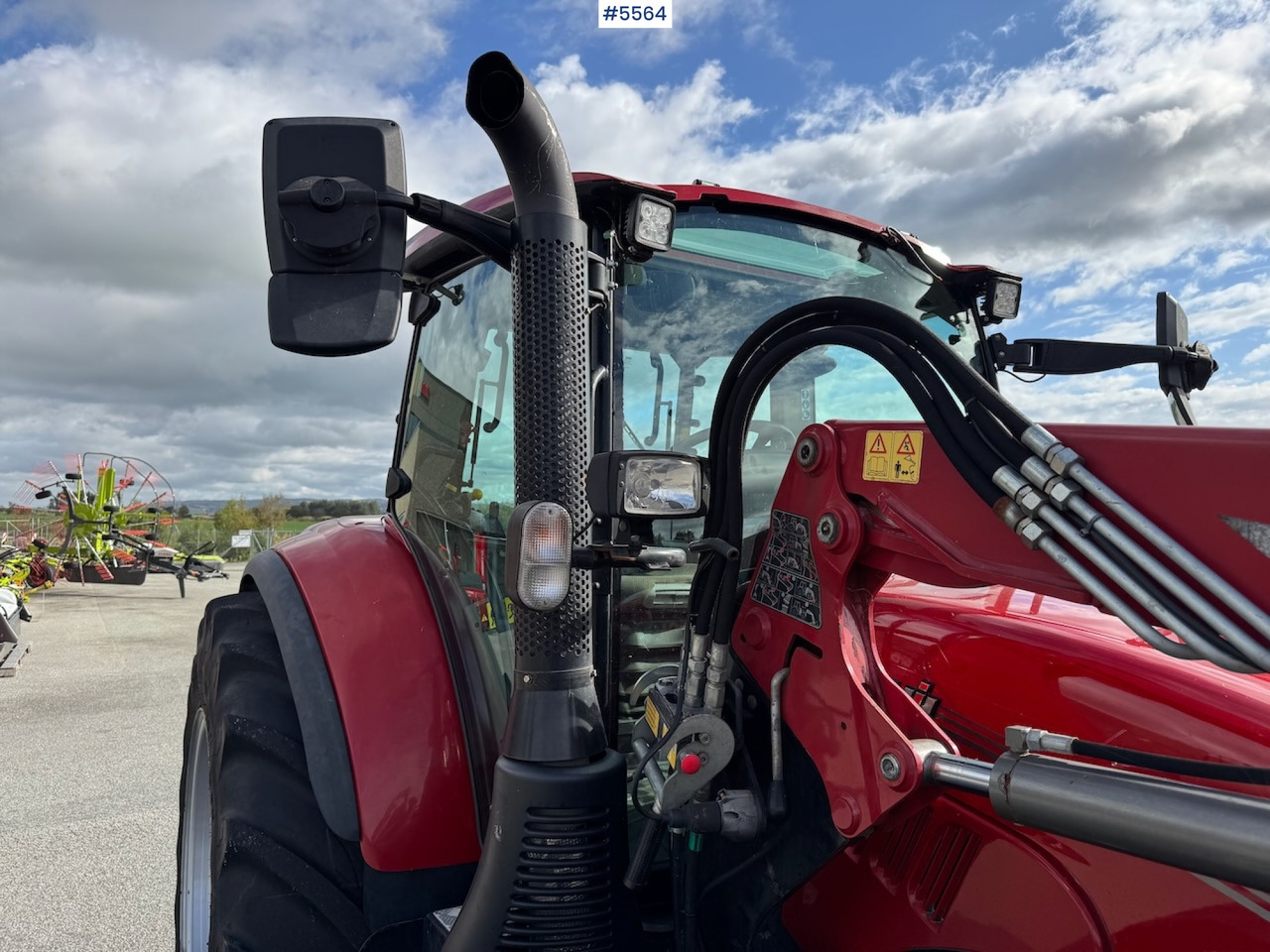 2019 Case IH Luxxum 120 m/ frontlaster. - Traktors: foto 3 2019 Case IH Luxxum 120 m/ frontlaster. - Traktors: foto 3