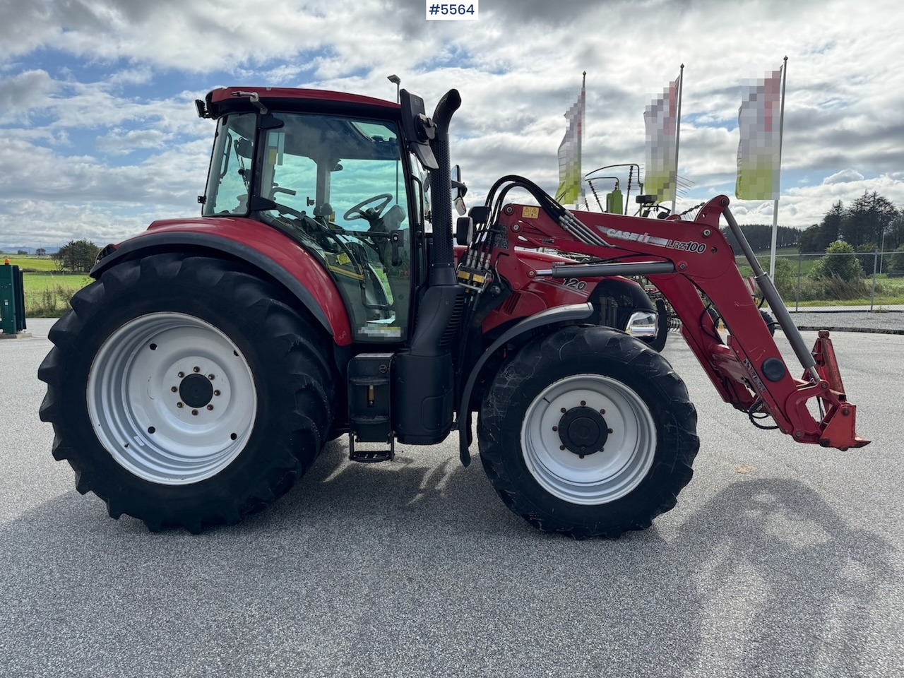 2019 Case IH Luxxum 120 m/ frontlaster. - Traktors: foto 4 2019 Case IH Luxxum 120 m/ frontlaster. - Traktors: foto 4
