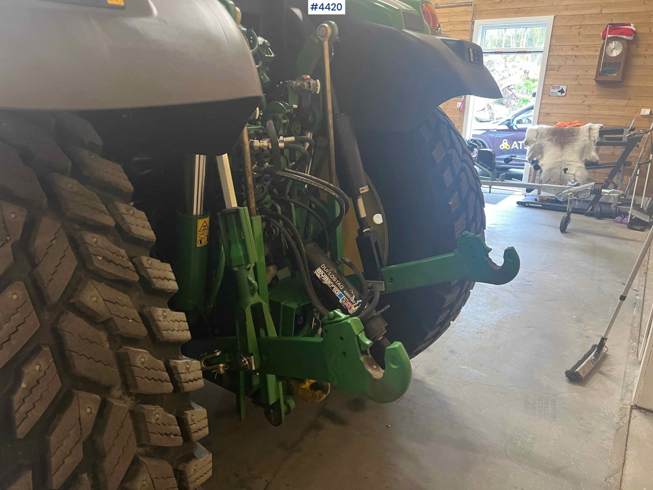 Traktors 2024 John Deere 6150R w/ Quicke Front Loader & Bucket: foto 36