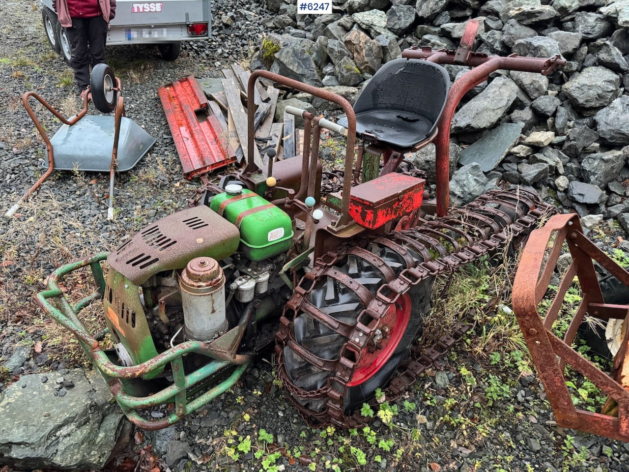 Agria Drabant. - Traktors: foto 3 Agria Drabant. - Traktors: foto 3