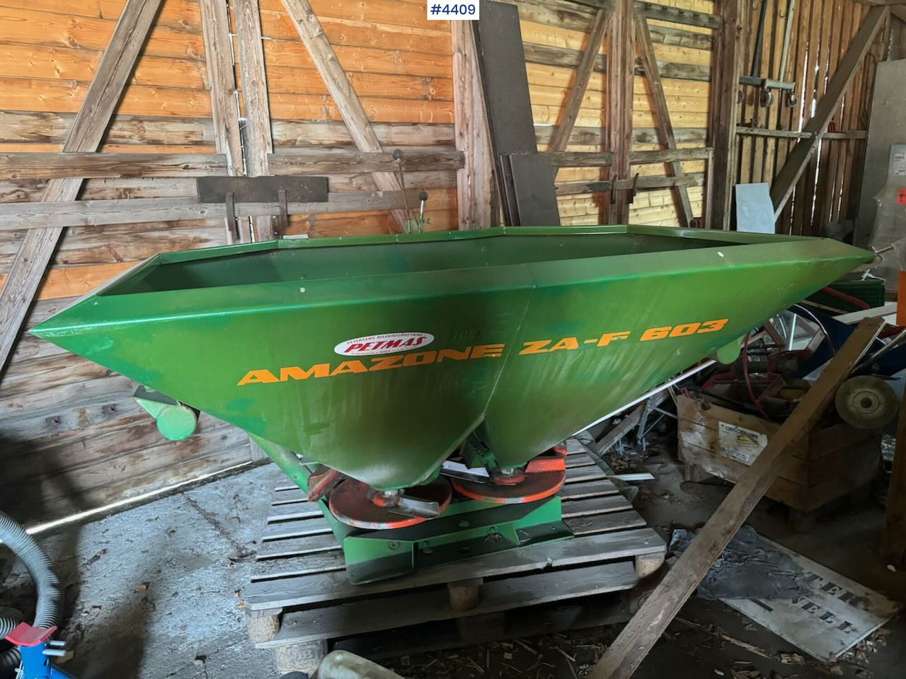 Amazone ZA-F 603 Fertilizer spreader - Minerālmēslu izkliedētājs: foto 2 Amazone ZA-F 603 Fertilizer spreader - Minerālmēslu izkliedētājs: foto 2