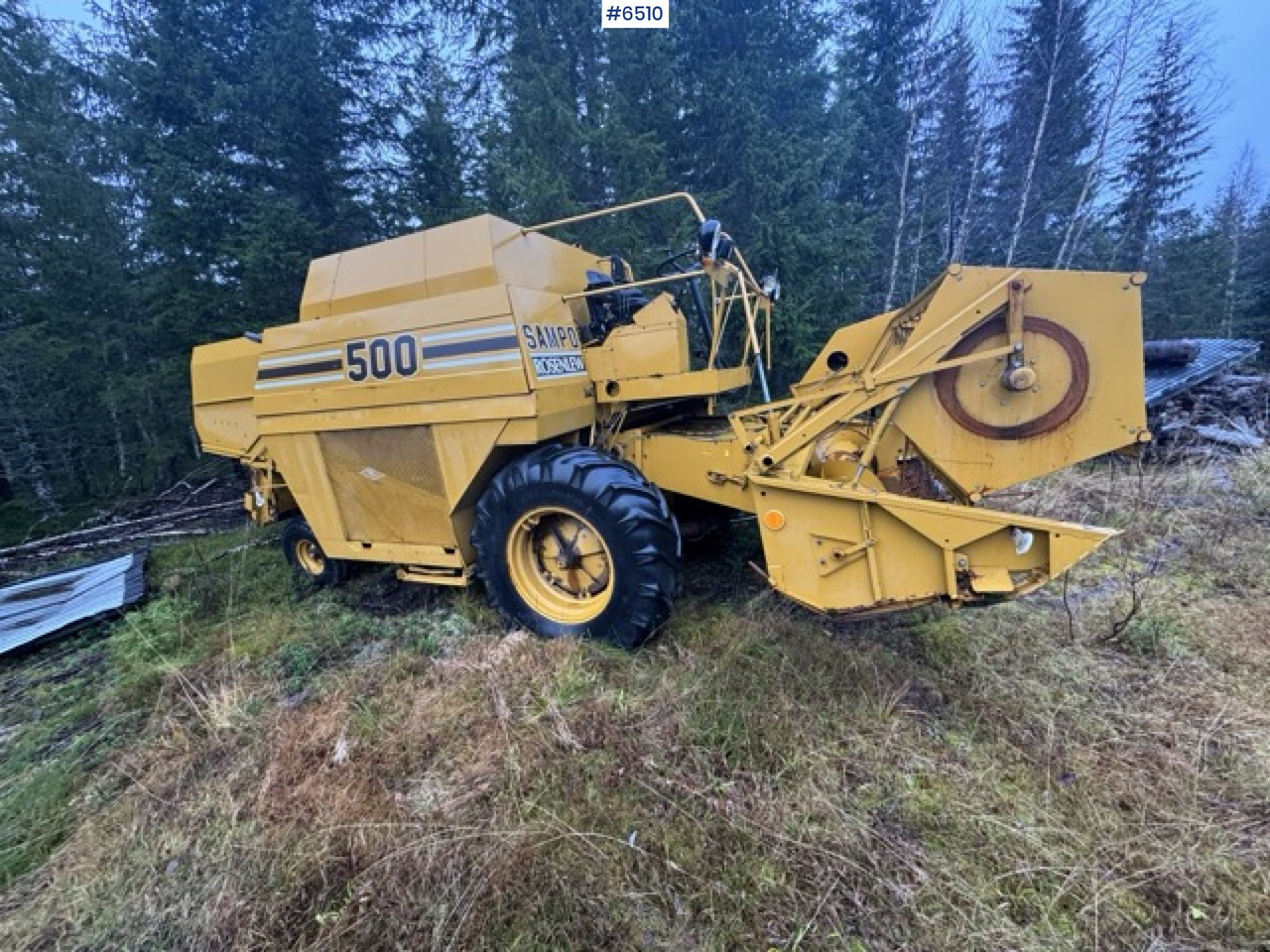 Approx. 1985 Sampo Rosenlew 500 combine harvester - Labības kombains: foto 3 Approx. 1985 Sampo Rosenlew 500 combine harvester - Labības kombains: foto 3