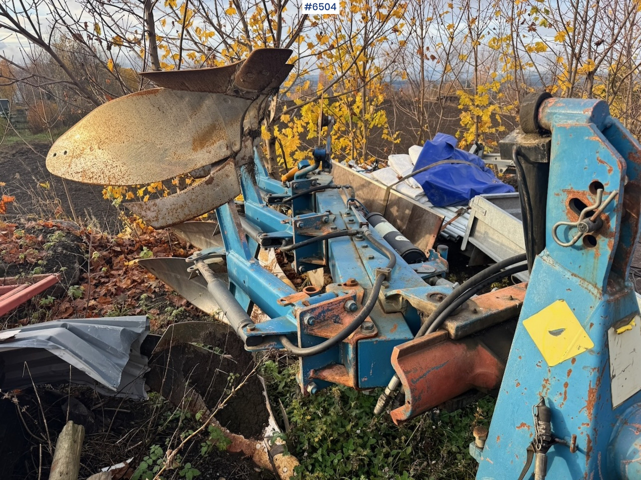 Approx. 1995 Øverum 3-furrow reversible plough - Augsnes apstrādes tehnika: foto 2 Approx. 1995 Øverum 3-furrow reversible plough - Augsnes apstrādes tehnika: foto 2