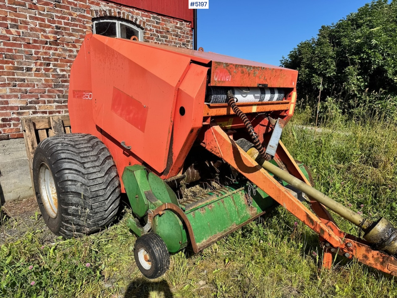 Ca. 2000 Orkel GP1250 Rundballepresse - Siena sagatavošanas tehnika: foto 1 Ca. 2000 Orkel GP1250 Rundballepresse - Siena sagatavošanas tehnika: foto 1