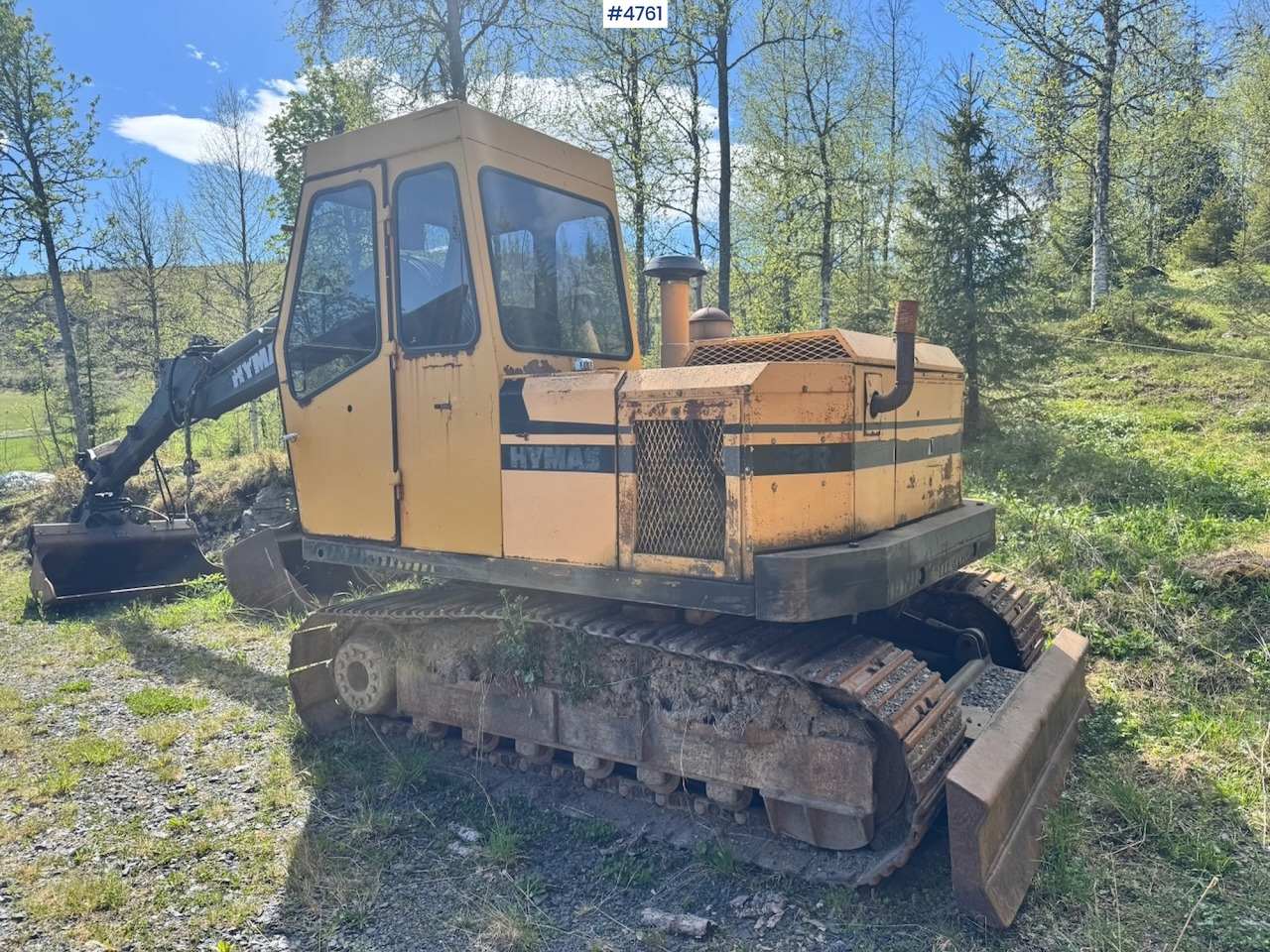 Circa 1990 Hymas 82R Crawler excavator w/ 2 buckets. - Ekskavators: foto 4 Circa 1990 Hymas 82R Crawler excavator w/ 2 buckets. - Ekskavators: foto 4