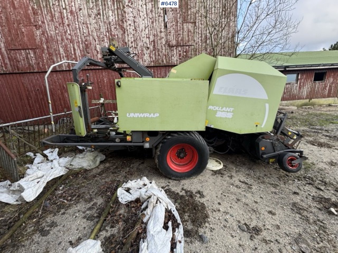 Claas Rollant 255 Uniwrap – 2010 model Condition: Repair project / for parts - Siena sagatavošanas tehnika: foto 4 Claas Rollant 255 Uniwrap – 2010 model Condition: Repair project / for parts - Siena sagatavošanas tehnika: foto 4