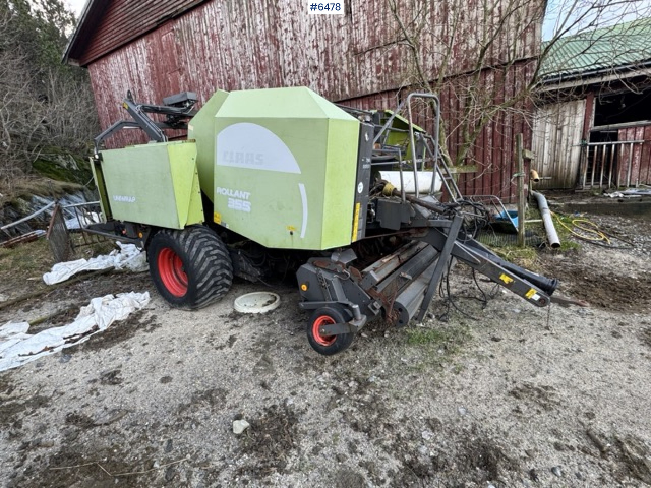 Claas Rollant 255 Uniwrap – 2010 model Condition: Repair project / for parts - Siena sagatavošanas tehnika: foto 2 Claas Rollant 255 Uniwrap – 2010 model Condition: Repair project / for parts - Siena sagatavošanas tehnika: foto 2