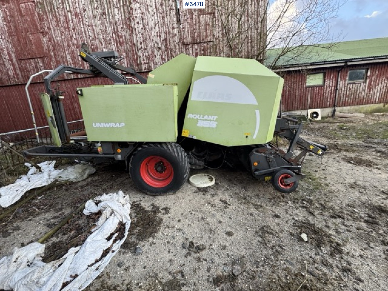 Claas Rollant 255 Uniwrap – 2010 model Condition: Repair project / for parts - Siena sagatavošanas tehnika: foto 1 Claas Rollant 255 Uniwrap – 2010 model Condition: Repair project / for parts - Siena sagatavošanas tehnika: foto 1