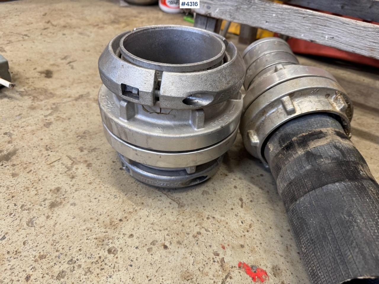 Mēslošanas tehnika Hose connectors for fertilizer hoses 4 and 5 inch: foto 6