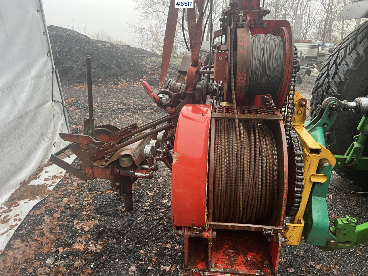 Meža tehnika 1986 Igland three-point mounted cable car winch: foto 15 Meža tehnika 1986 Igland three-point mounted cable car winch: foto 15