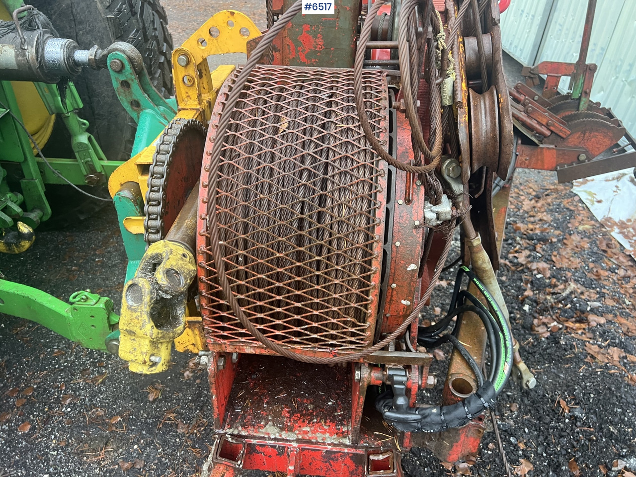 Meža tehnika 1986 Igland three-point mounted cable car winch: foto 12 Meža tehnika 1986 Igland three-point mounted cable car winch: foto 12