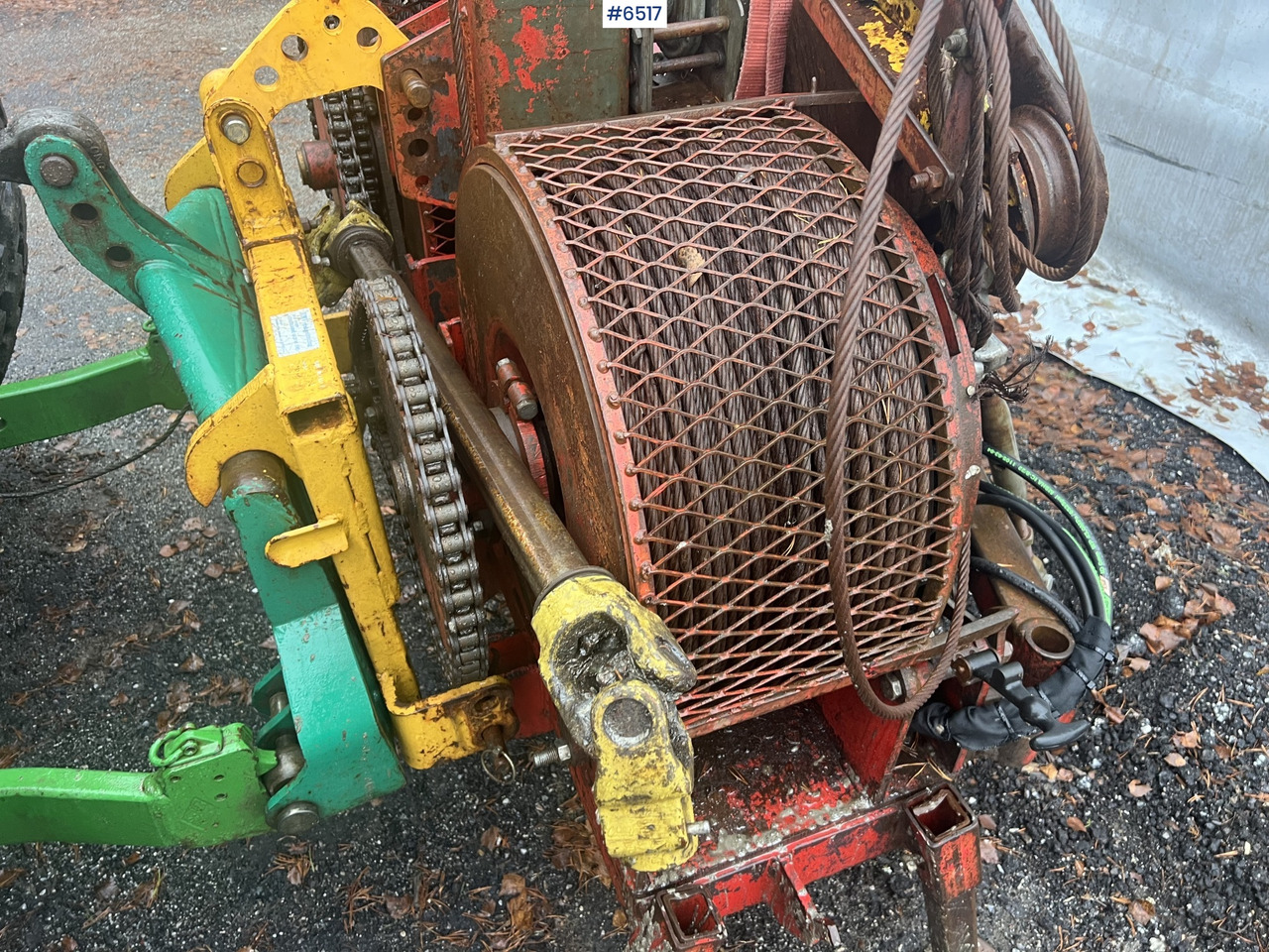 Meža tehnika 1986 Igland three-point mounted cable car winch: foto 11 Meža tehnika 1986 Igland three-point mounted cable car winch: foto 11