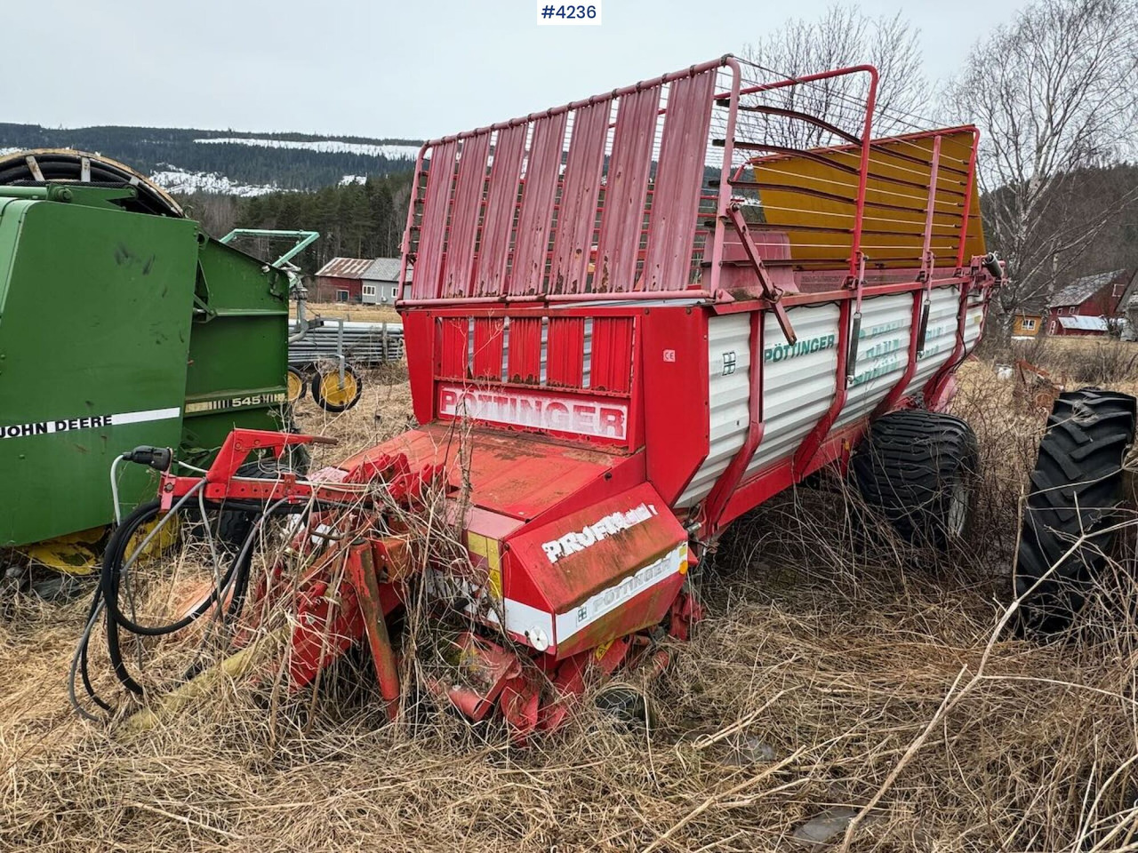 Pottinger 514 MUE Forage wagon - Siena sagatavošanas tehnika: foto 4 Pottinger 514 MUE Forage wagon - Siena sagatavošanas tehnika: foto 4